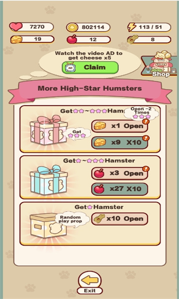 安雅养仓鼠游戏下载-安雅养仓鼠安卓版(Anya raises hamsters)下载 v1.0 Тоглоомын зураг 1