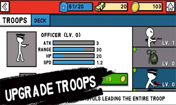 火柴人战役二战游戏下载-火柴人战役二战安卓版(Stickman Army)下载 v2.2 游戏截图 3