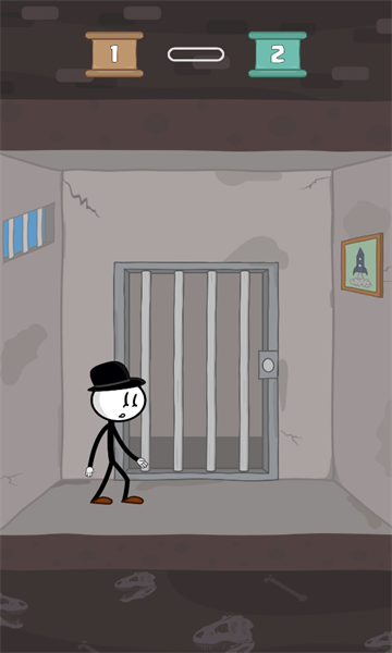 逃离监狱火柴人9游戏下载-逃离监狱火柴人9安卓版下载 v1.1最新版 游戏截图 1