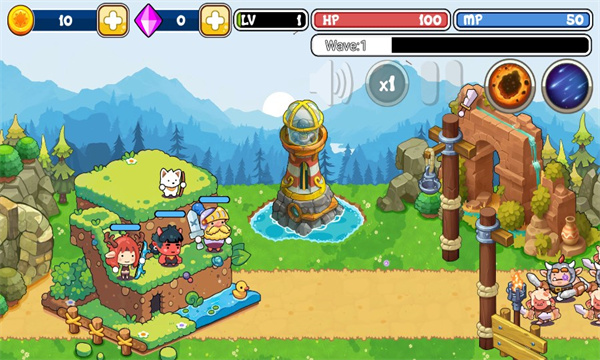 城堡防御迎战浪潮免费下载安装-城堡防御迎战浪潮游戏(castle defense: fight waves)下载 v1.0.3 རོལ་རྩེད་པར་རིས། 1