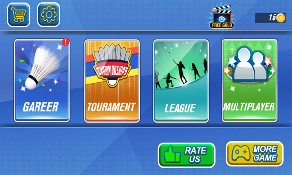 RealBadminton安卓版下载-Real Badminton羽毛球下载 v1.07官方版 རོལ་རྩེད་པར་རིས། 5